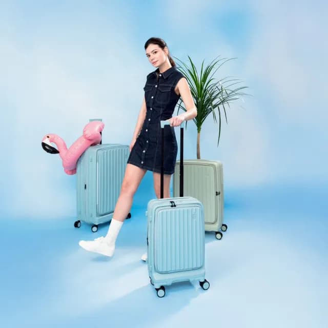 【Acer Fashion】20吋 巴塞隆納前開式行李箱(多色任選)