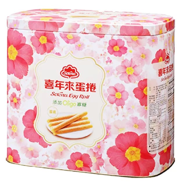 【喜年來】花筒蛋捲oligo禮盒(512G   TQF微笑標章)