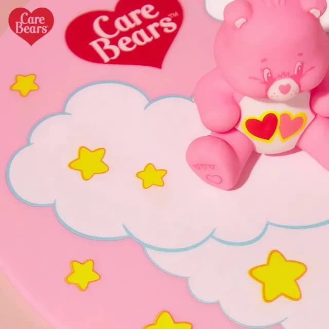 【Care Bears】彩虹熊愛心熊週邊正版授權造型矽膠杯蓋(盒裝質感裝飾杯子女友女兒聖誕交換生日禮物)