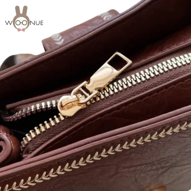 【WOONUE】專櫃高質感多功能簡約輕旅休閒手提側肩包斜背包(情人女友老婆聖誕女兒母親生日節禮物)