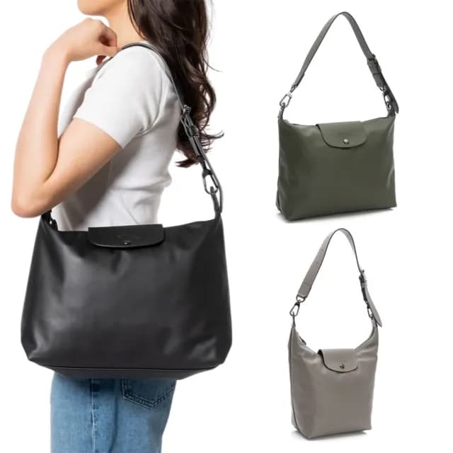 【LONGCHAMP】Le Pliage Xtra M Hobo半月形單肩包(多款任選)