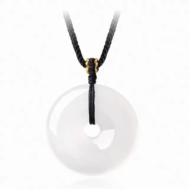 【Penny珮妮】白月光玉髓吊墜項鍊3款可選(母親節 送女友 情人節 生日 交換禮物 尾牙 新年 結婚)