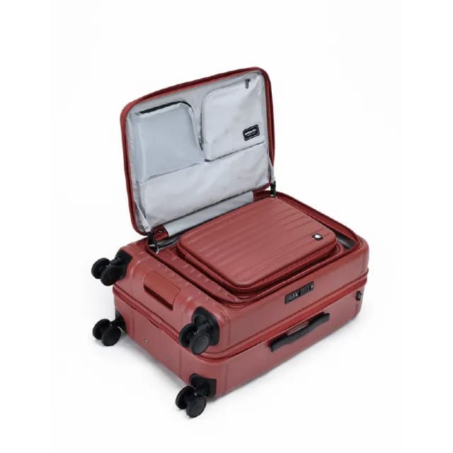 【SWISS STYLE】29+20吋超值兩件組 BERMAS TOP 2.0升級版－上掀前開式 可加大日本煞車行李箱(6色可選)