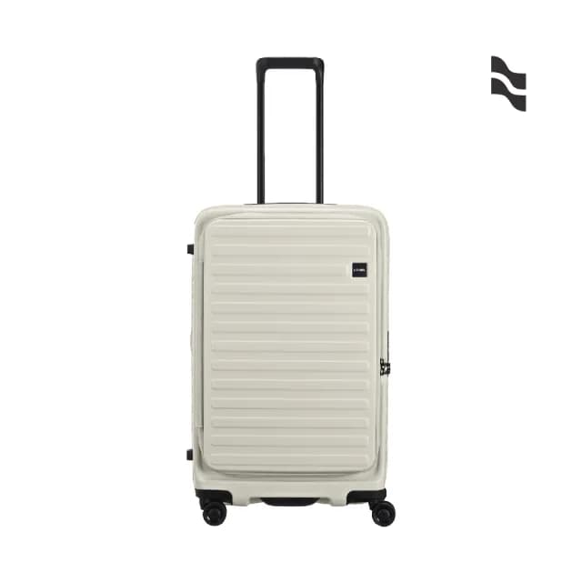 【LOJEL】速達 升級版 CUBO FIT 28吋 前開式擴充拉鍊拉桿箱(行李箱 旅行箱 胖胖箱)