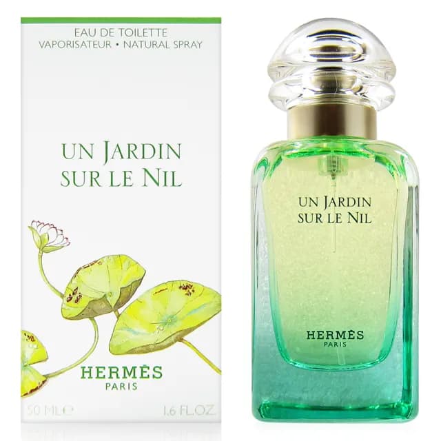 【Hermes 愛馬仕】Un Jardin Sur Le Nil 尼羅河花園中性淡香水 EDT 50ml(限時優惠 平行輸入)