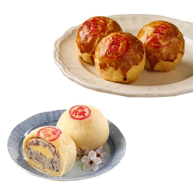 【寶泉】中秋4件組-二代蛋黃酥X2盒 9入/盒+御丹波X2盒 9入/盒(中秋送禮 月餅 蛋黃酥)_中秋禮盒