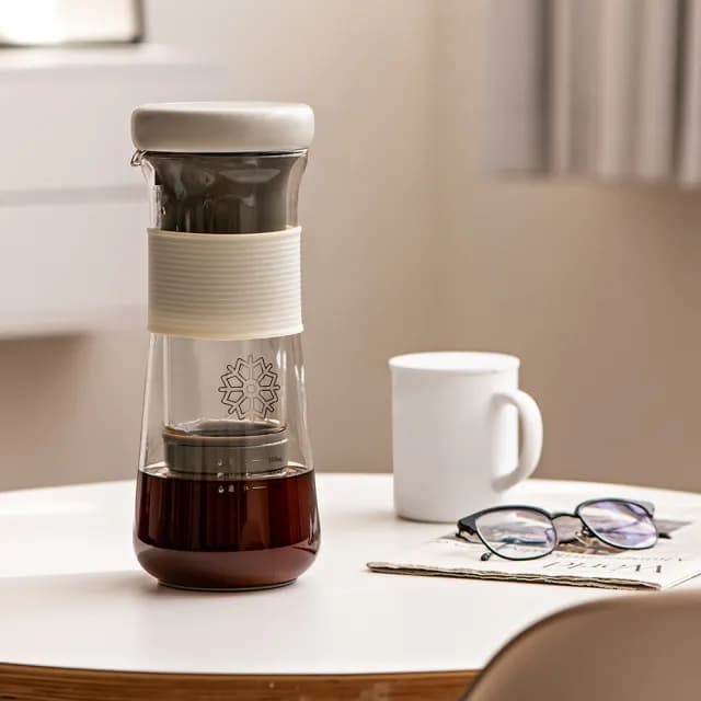 【THERMOS 膳魔師】冷萃咖啡機(EHAT-3501E-FW)