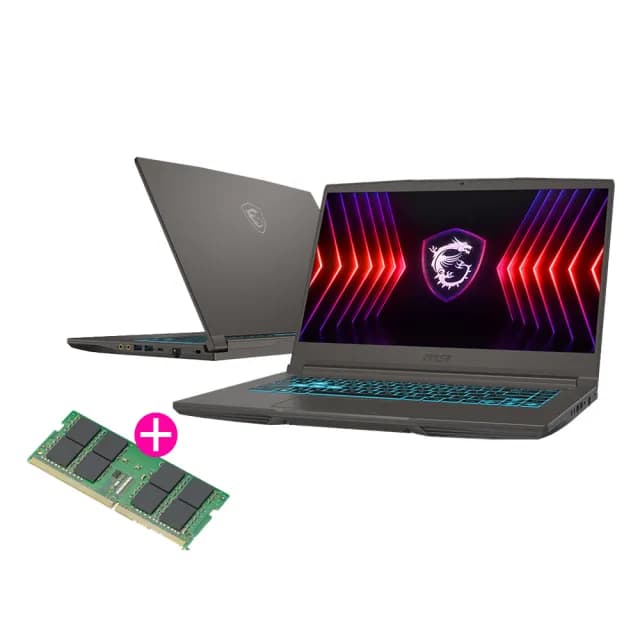 升級32G★【MSI 微星】15.6吋 i5 RTX4050-6G 電競筆電(Thin 15/i5-13420H/16G/512G/Win11/B13VE-3077TW)