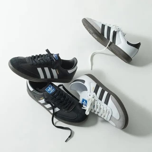 【adidas 愛迪達】SAMBA OG 經典鞋(ORIGINALS 休閒鞋 B75806白/B75807黑)