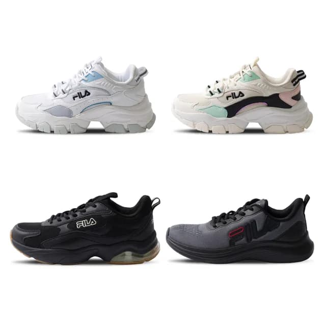 【FILA】FILA 慢跑鞋系列 男鞋 女鞋 多色 多款 健身 運動 慢跑 緩震 舒適 5-J934X-119 1-J338X-005