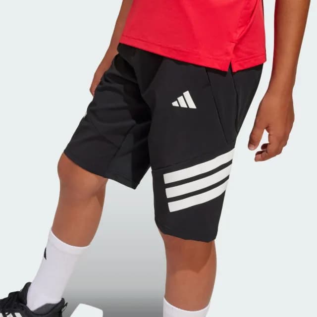 【adidas 愛迪達】ALL SPORTS NXT 運動短褲 吸濕排汗 童裝 JJ1166