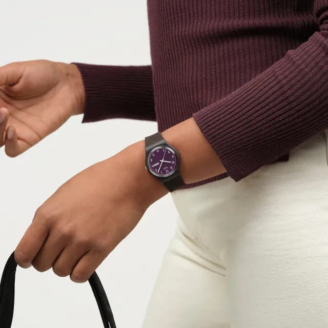 【SWATCH】WEAVING WONDERS 經典手錶/男錶/女錶/瑞士製造 SO28C700(34mm)