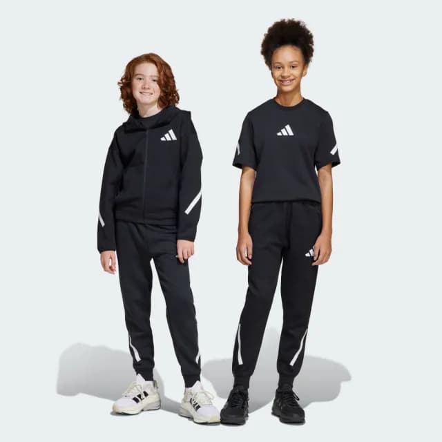 【adidas 愛迪達】Z.N.E. 運動長褲 童裝 JD0006