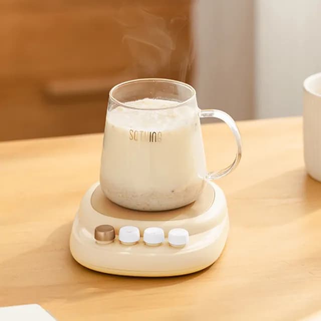 【SOTHING 向物】55℃/65℃/75℃恆溫暖杯墊 - 熱騰騰(多功能加熱杯墊 保溫杯墊 智能恆溫 情人節禮物)