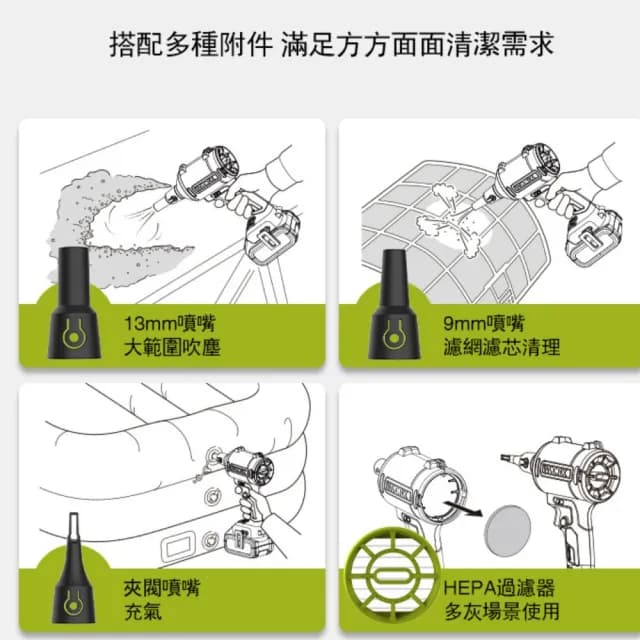 【WORX 威克士】暴力吹風機 空機(WU093.9)