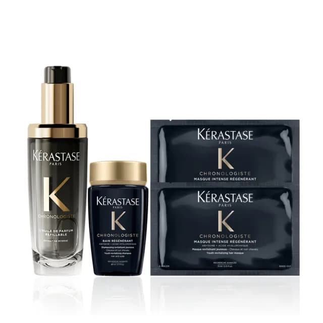 【KERASTASE 巴黎卡詩】黑鑽極萃逆時玫瑰香氛露75ml(新升級/護髮油)