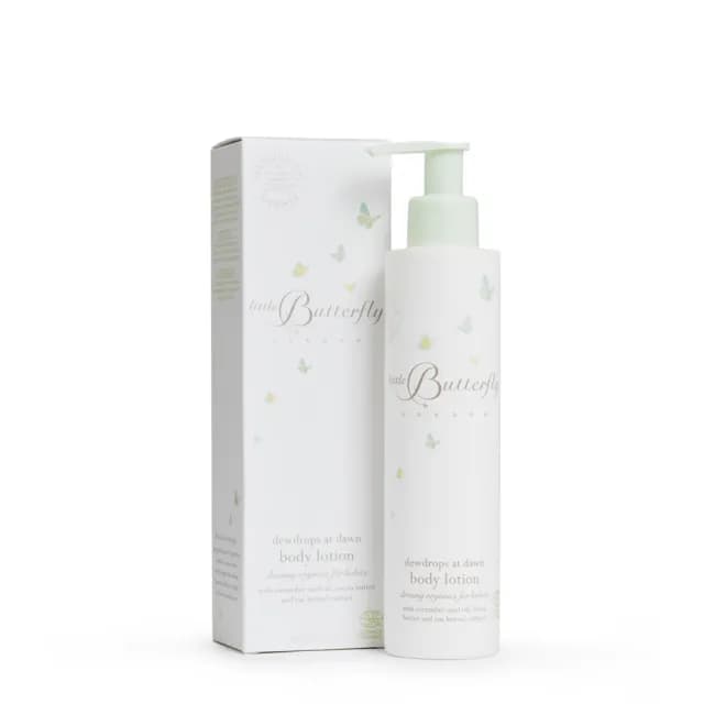 【英國倫敦小蝴蝶】晨露嬰兒身體乳液200ml/瓶(新生兒/Little Butterfly London)