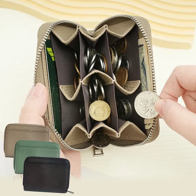【UOLife】日幣六格零錢包(硬幣錢包/零錢包)