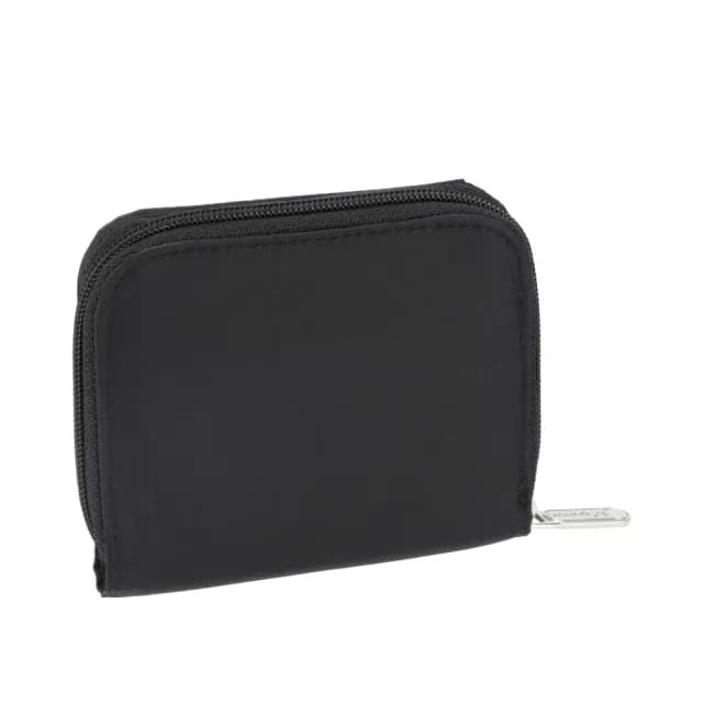 【Lesportsac】2025秋季新品 Claire Wallet ㄇ字拉鍊零錢包/永恒黑(6505)