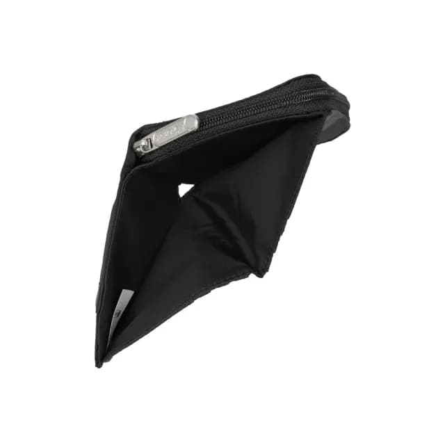 【Lesportsac】2025秋季新品 Claire Wallet ㄇ字拉鍊零錢包/永恒黑(6505)