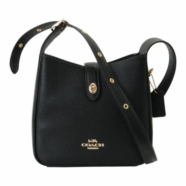 【COACH】小款斜背手袋(黑)