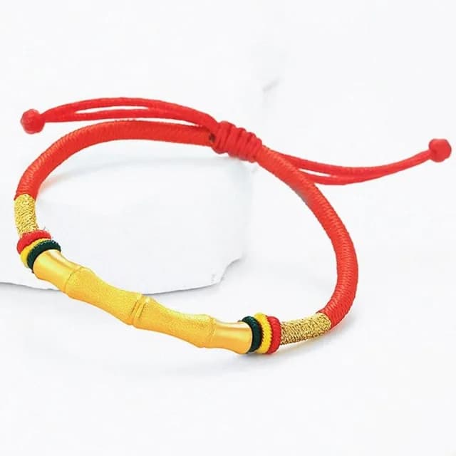 【Penny珮妮】黃金999 節節高升 手繩手鍊2色可選(母親節 父親節 情人節 生日禮 交換禮物 結婚 新年 尾牙)