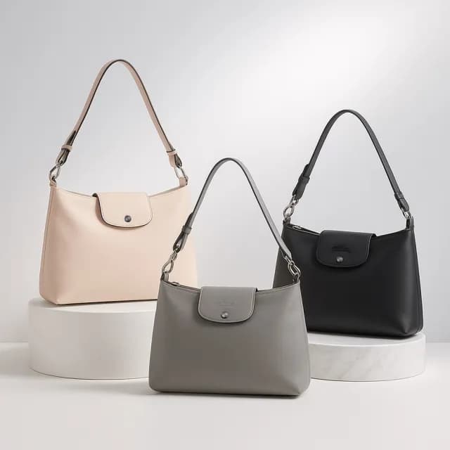 【LONGCHAMP】Le Pliage Xtra M Hobo半月形單肩包(多色) 