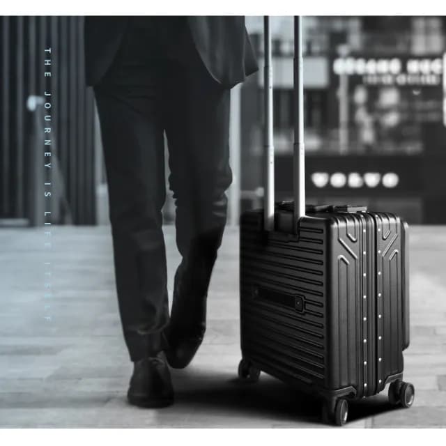 【Arowana 亞諾納】18吋鋁框機長箱/前開式/商務箱(多色任選)