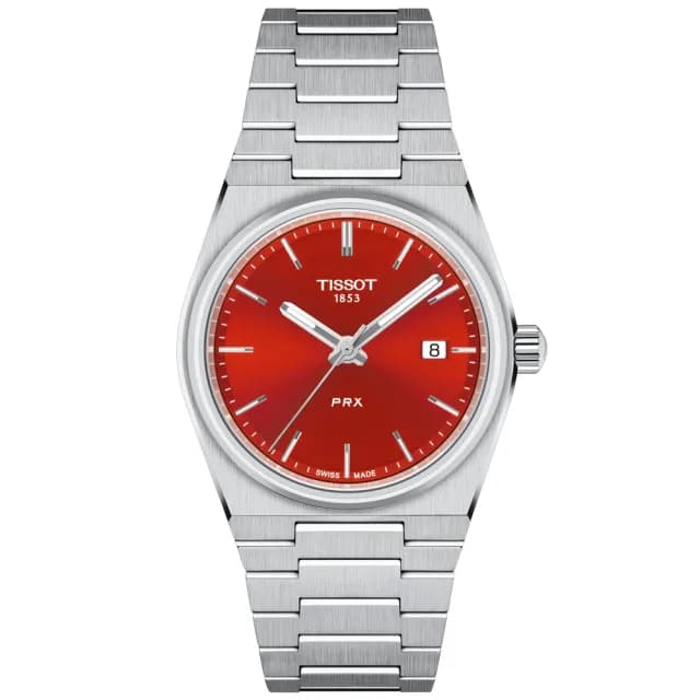 【TISSOT 天梭】PRX系列 復刻時尚對錶 七夕 情人節 禮物 送禮 推薦(T1374101142100/T1372101142100)