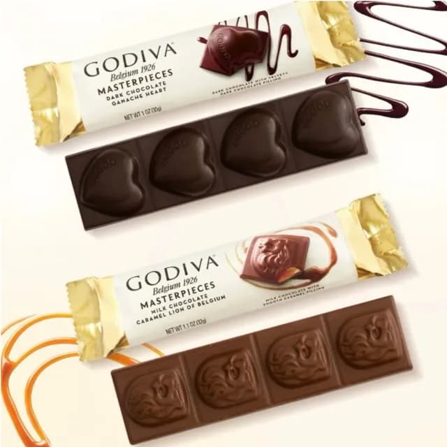【GODIVA官方直營】買一送一經典大師巧克力棒*共24條(生日禮、情人節、中元節、中秋節)