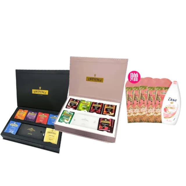 【Twinings 唐寧茶】藝術家禮盒 經典紅茶/清氛花茶包 42入(附贈提袋 #送禮首選#茶葉禮盒#中秋禮盒)