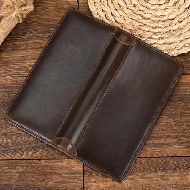 【MoonDy】雙11 長款錢夾 真皮錢包 頭層牛皮 卡包 男生長夾 長夾 多卡位