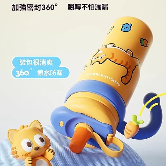 【kingkong】巨無霸陶瓷內膽吸管咖啡杯1L(隨行水杯 陶瓷杯 保溫杯 交換禮物)