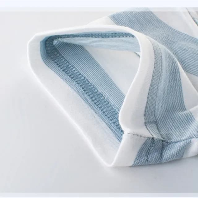 【橘魔法】寬條開岔短袖上衣(T恤 棉T 童裝 中性款 男童 兒童 童裝)