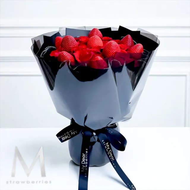 【MyDearStrawberries】Be Mine Be Love草莓花束(水果花束/情人節/告白/生日禮物/超人氣花束/草莓)