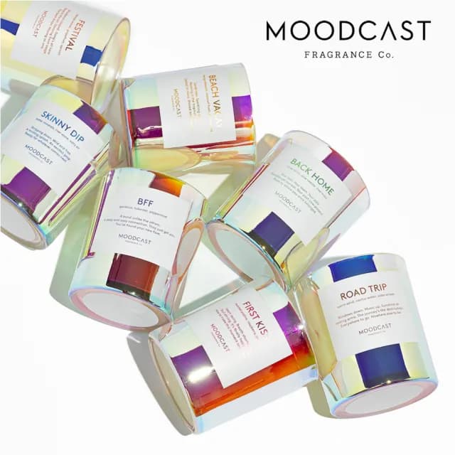 【MOODCAST】美國手工香氛蠟燭一入 8oz/227g(多款香味任選.天然椰子蠟.居家香氛.送禮首選)