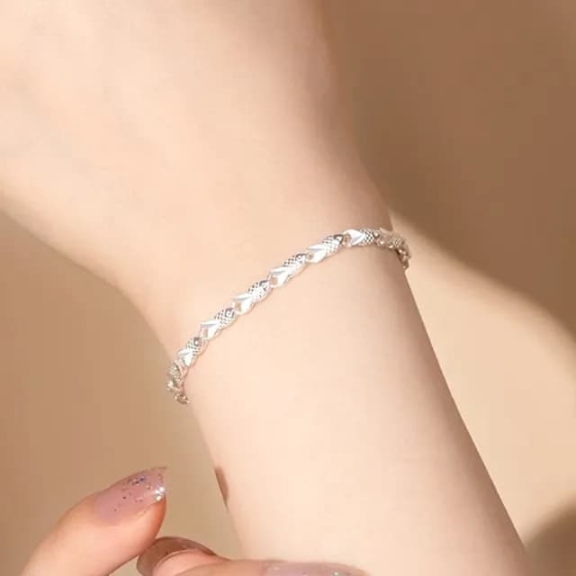 【LEEHER】女生手鍊/足銀999/錦鯉手鍊/幸運手鍊/飾品/手鍊/送女友