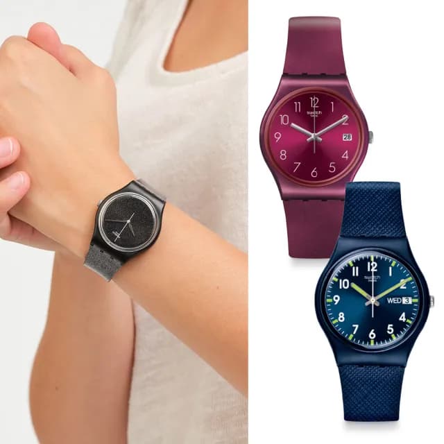 【SWATCH】精選原創系列手錶 經典手錶/男錶/女錶/瑞士製造/綜合賣場(34mm)