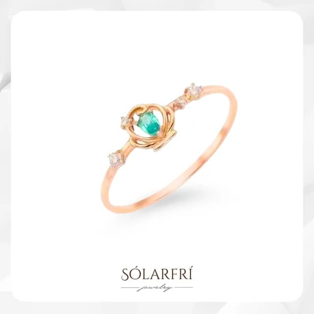 【SOLARFRi】童話系輕奢閃耀戒指｜可調戒圍大小 禮盒包裝(閨蜜女兒女友老婆定情生日情人禮物)