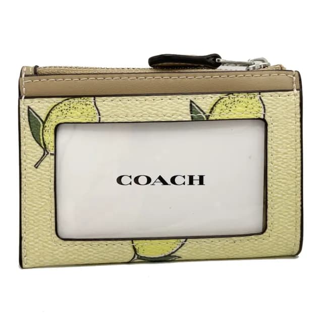 【COACH】水果印花悠遊卡夾鑰匙零錢包附原廠禮盒(多款選一)