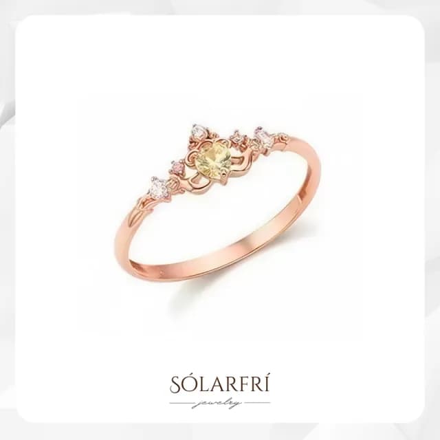 【SOLARFRi】童話系輕奢閃耀戒指｜可調戒圍大小 禮盒包裝(閨蜜女兒女友老婆定情生日情人禮物)