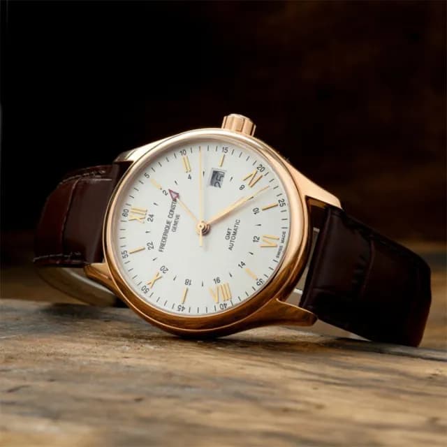 【CONSTANT 康斯登】Classics GMT機械錶 禮物 送禮 推薦(FC-350V5B4)