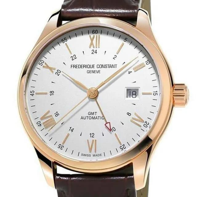 【CONSTANT 康斯登】Classics GMT機械錶 禮物 送禮 推薦(FC-350V5B4)