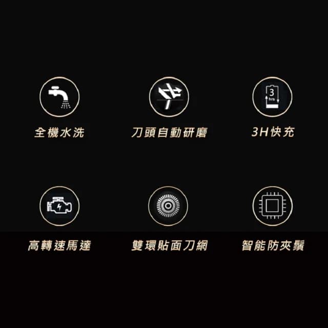 【SAMPO 聲寶】3D水洗三刀頭電動刮鬍刀/電鬍刀(EA-Z2431WL)