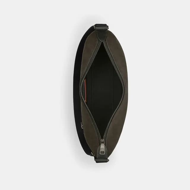 【COACH】蔻馳官方直營 FINN斜背手袋 斜背包 側背包 斜挎包-QB/Uniform Green(CCG17)