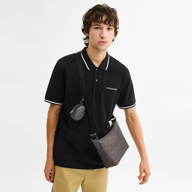 【COACH】蔻馳官方直營 附手拿包小號FINN斜背手袋 斜背包 側背包 斜挎包-多色任選(CCG19/CCG20/CCG21)