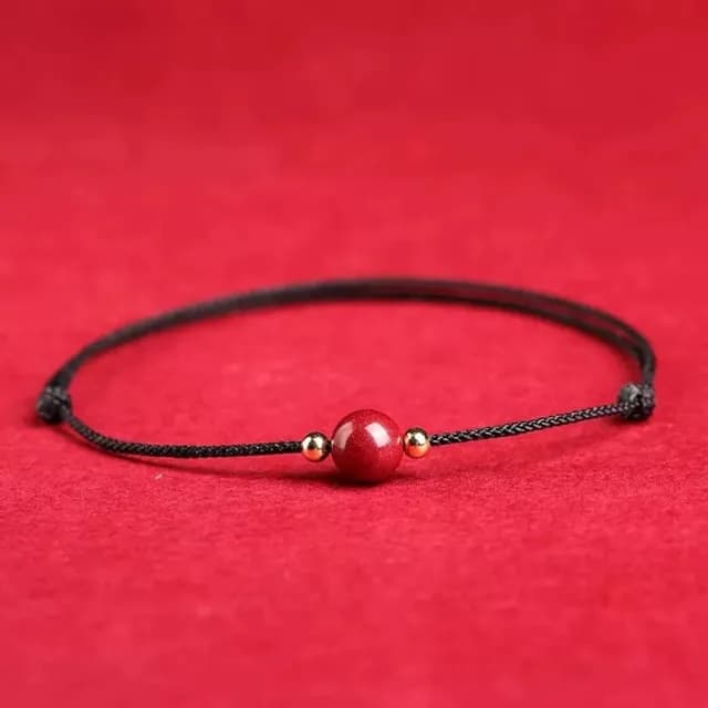 【巴黎精品】現貨+預購 硃砂手鍊朱砂手珠手串擋煞防小人轉運除穢淨化招財開運(本命年手繩男女飾品3色a1jt2)