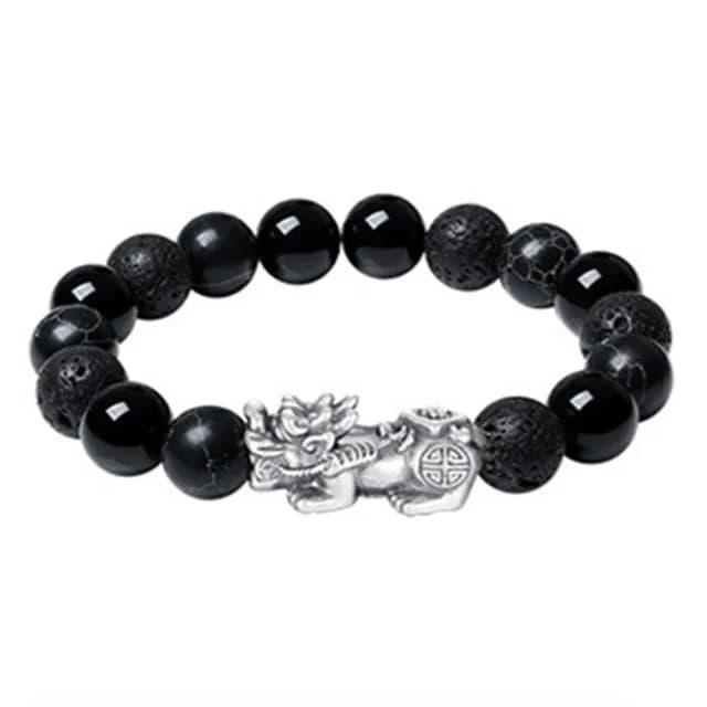 【KT DADA】雙11 黑曜石手鍊 貔貅手鍊 招財納福 復古手鍊 手串 手鍊 小眾設計