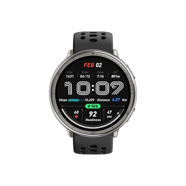 【Amazfit 華米】Active 2 44mm智慧手錶(160+種運動模式/24HR健康偵測/5ATM防水/HYROX比賽模式)
