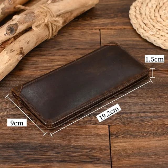 【KT DADA】雙11 長款錢夾 真皮錢包 頭層牛皮 卡包 男生長夾 長夾 多卡位